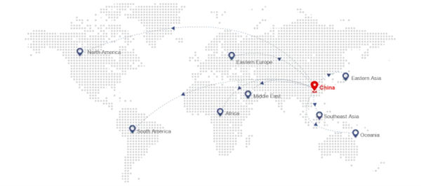 廣州市華勁機械制造有限公司產品遠銷世界各地 廣州市華勁機械制造有限公司產品遠銷世界各地