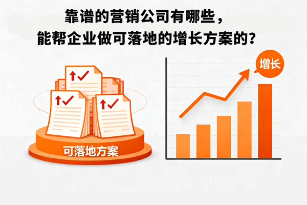 靠譜的營銷公司有哪些，能幫企業(yè)做可落地的增長方案的？