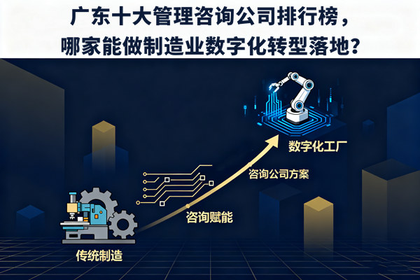 廣東十大管理咨詢公司排行榜，哪家能做制造業(yè)數(shù)字化轉(zhuǎn)型落地？